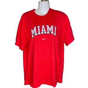 Miami College Nike Team T shirt Large